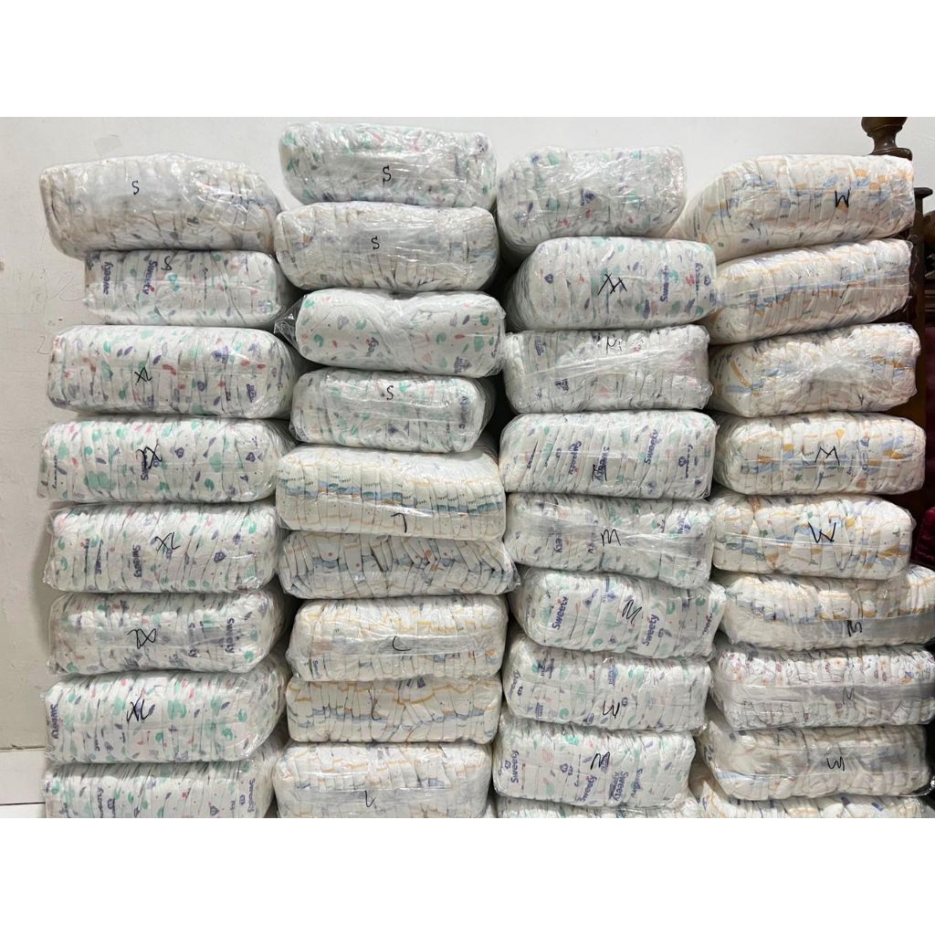 Popok/Pempers Anak Tipe Celana Non Kemasan Curah Ukuran S,M,L,XL,XXL Bal Isi 50 Pcs Termurah