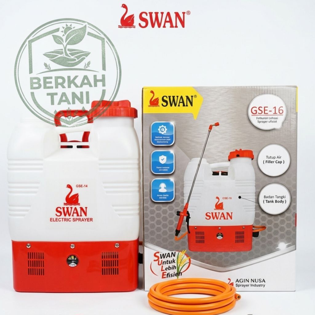 SPRAYER ELRKTRIK SWAN GSE-16 / TANGKI SWAN / ELEKTRIK SPRAYER SWAN TYPE GSE-16 / SEMPROTAN ELEKTRIK 