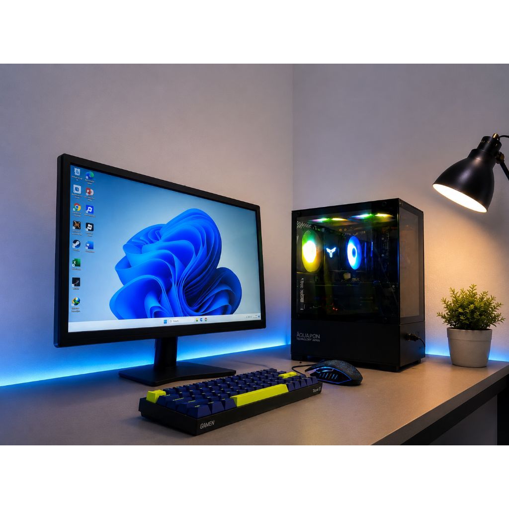 Pc gaming full set murah cocok buat streeming/gaming /editing