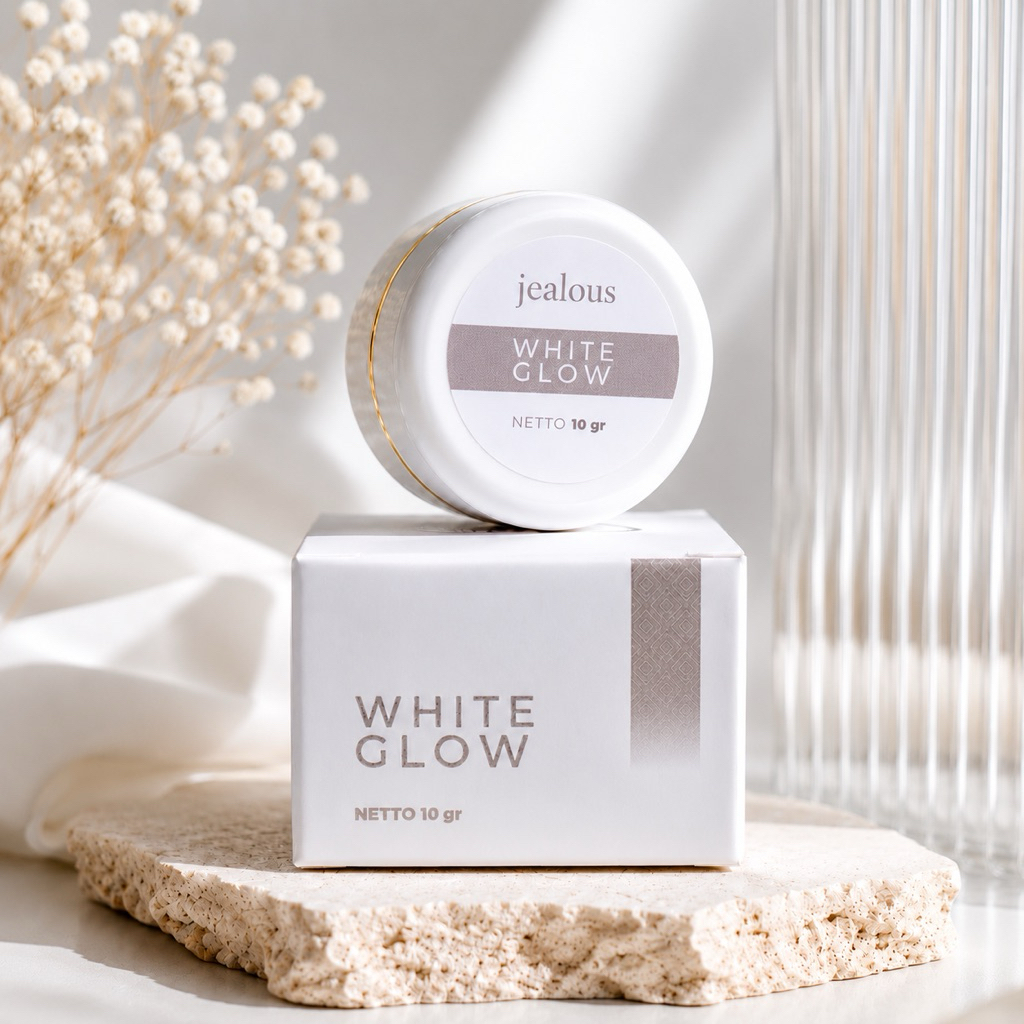 Jealous White Glow Cream 10gr | Krim Wajah Mencerahkan & Melembapkan