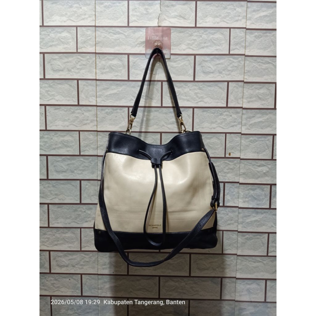 Tas sling Kulit Asli B*ANP0L3 / Tas Slempang Kulit Asli /Tas Serut Kulit Asli/ Tas Hobo Kulit Asli/ 