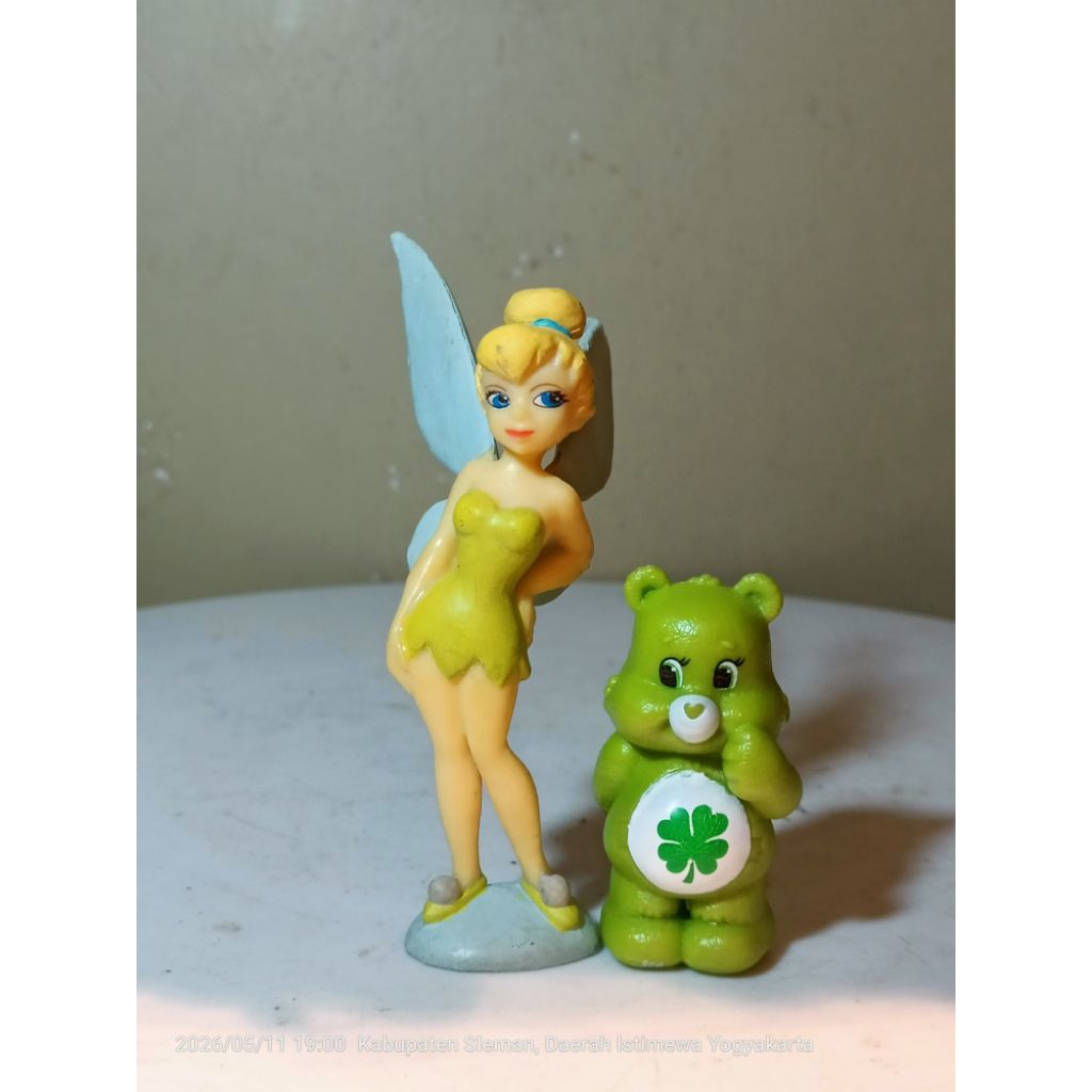 action figure tinker bell peri disney dan bear hijau