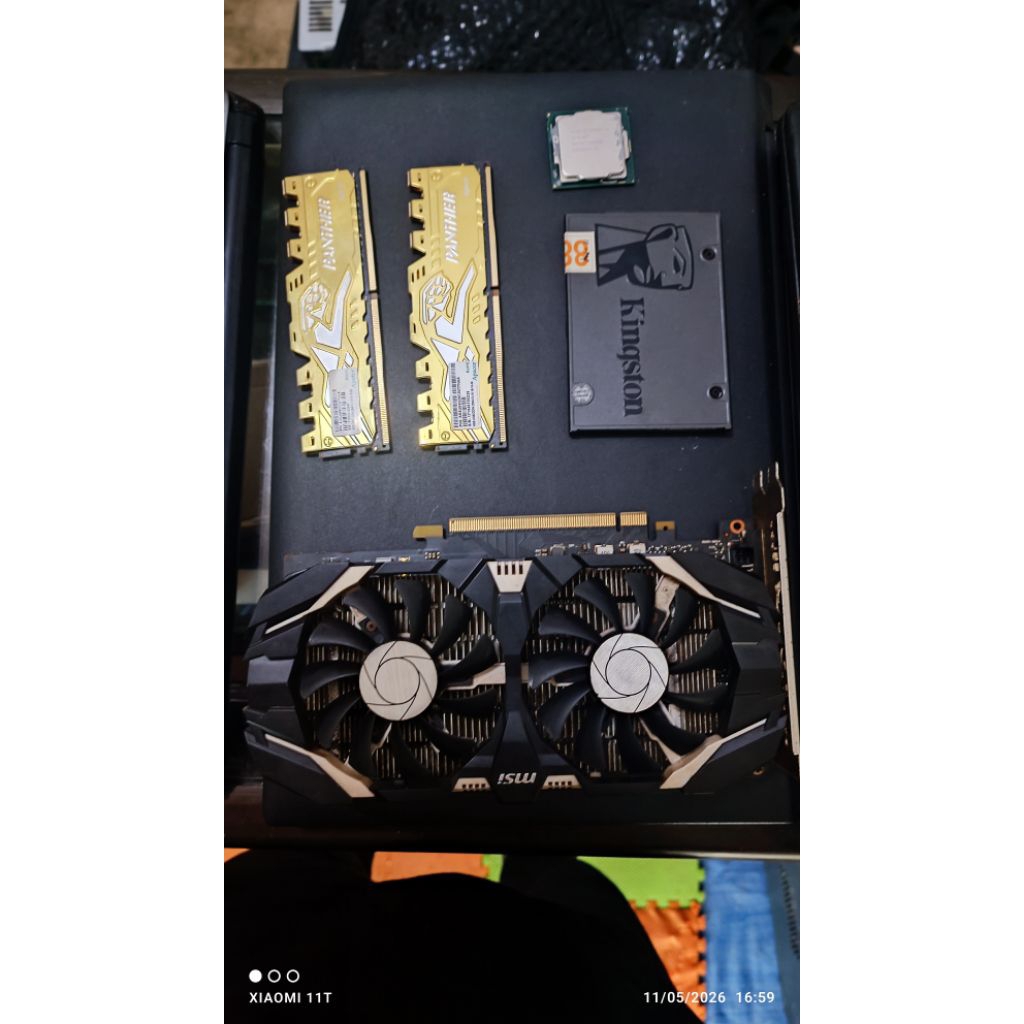 Paketan Part pc, intel i3 9100f, Ram 8GB ddr4, SSD 256GB, Zotac 1050ti