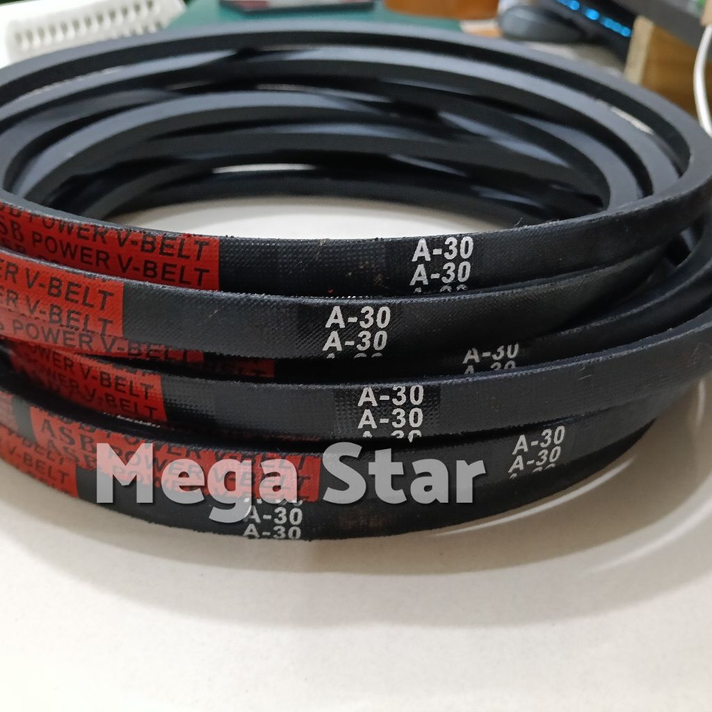 VAN FAN BELT V-BELT A30 A-30 A 30 Merk ASB asli
