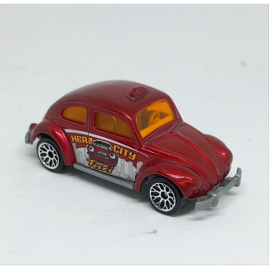 matchbox volkswagen beetle taxi hero city loose diecast (t)