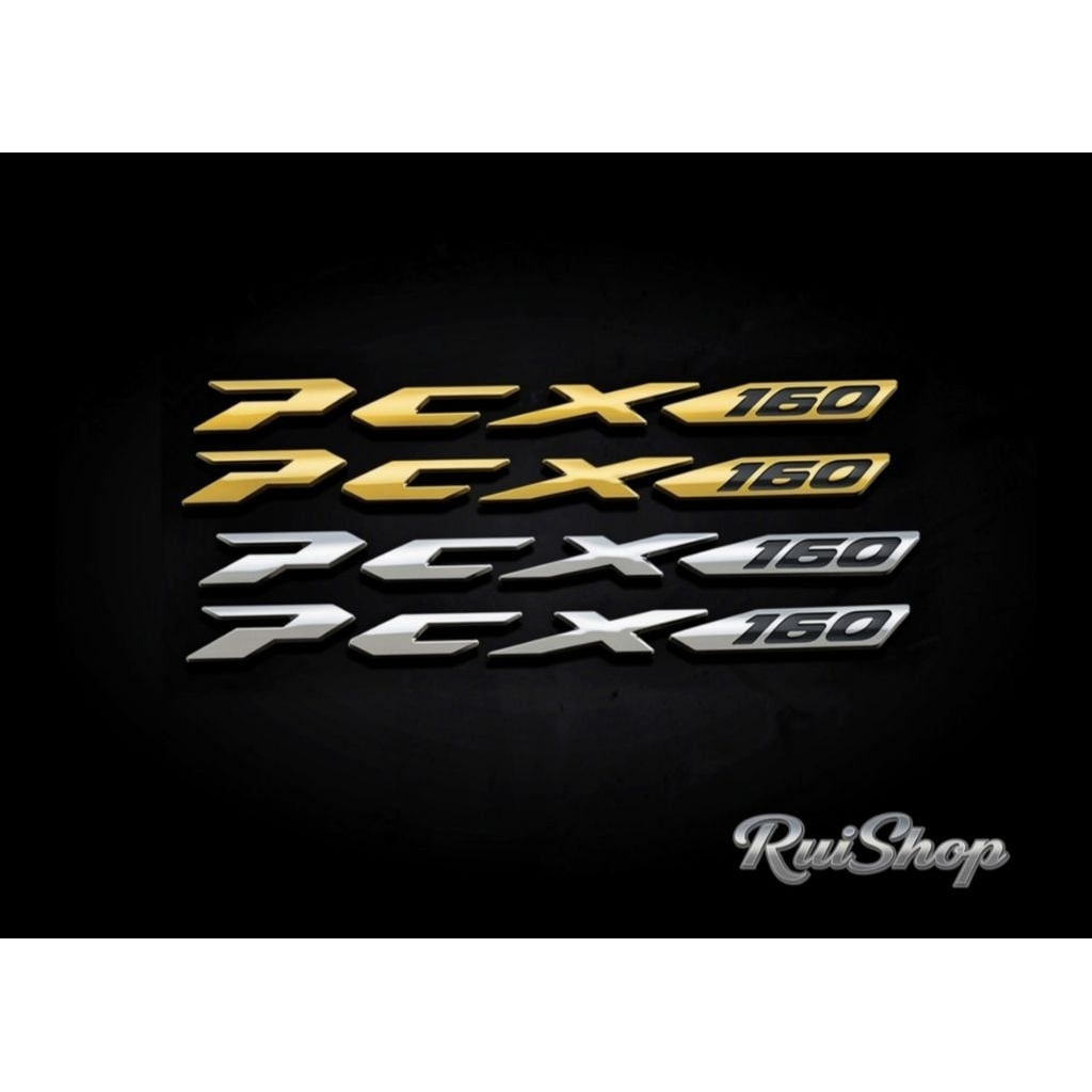 Emblem Honda PCX 160 ABS 3D Chrome