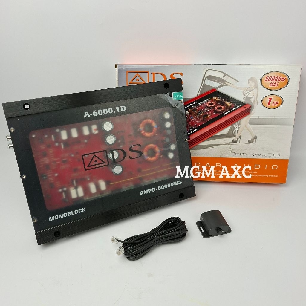 Power Monoblok ADS A 6000.1D Amplifier 1Channel Mosfed 50000W PMPO Class D