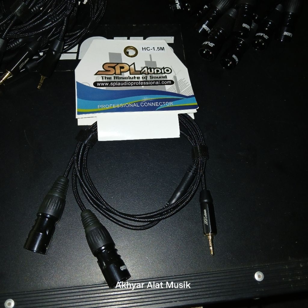 JACK HP ke Mixer Speaker Original SPL Audio 1.5M Jack 3.5mm Presisi