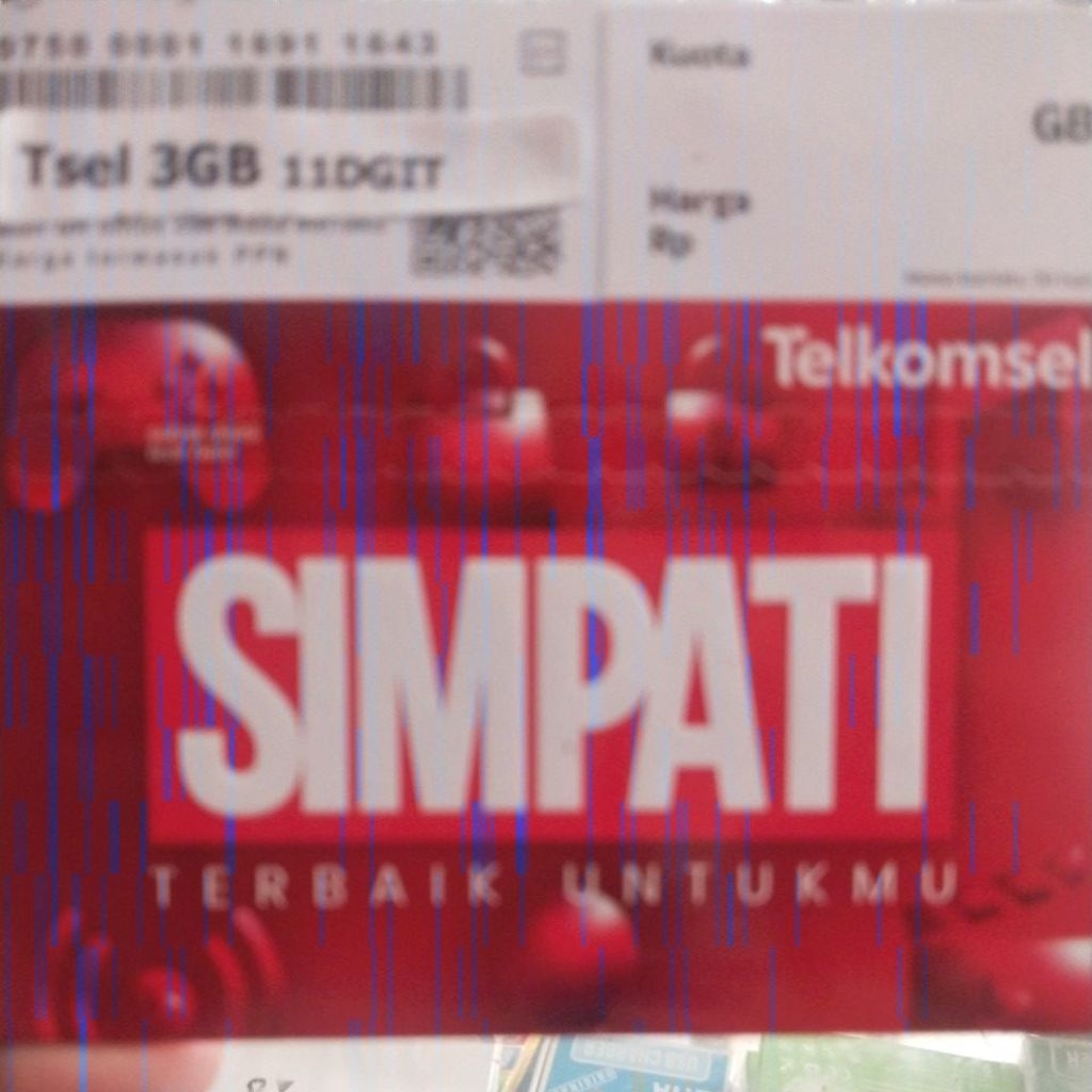 kartu perdana telkomsel 3 gb siap pakai
