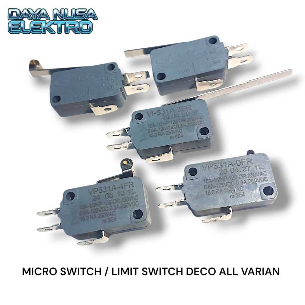 Micro Switch  Limit Switch Deco Saklar Limit Deco Semua Seri Roda / Plat - DN1074