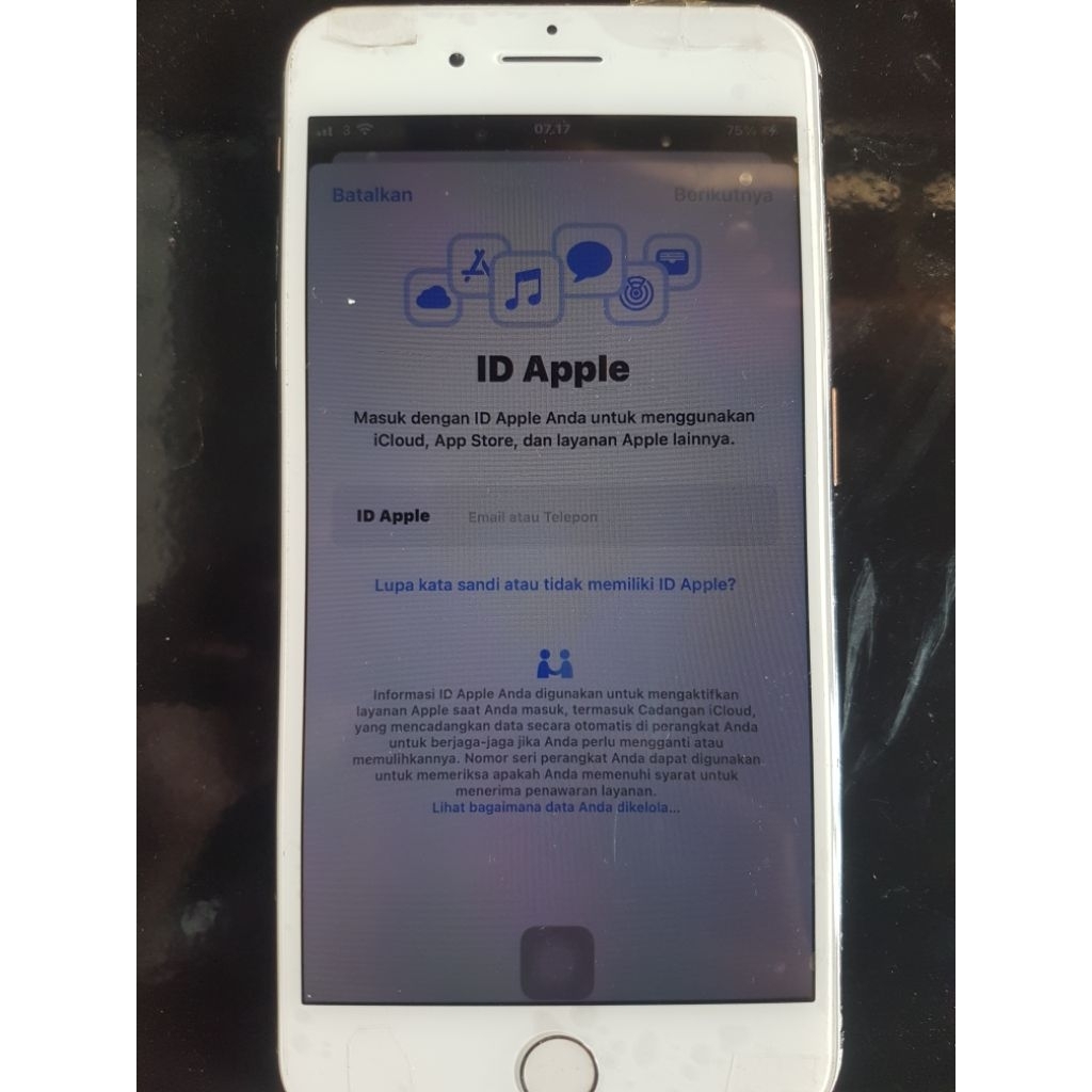 mesin iphone 8plus minus