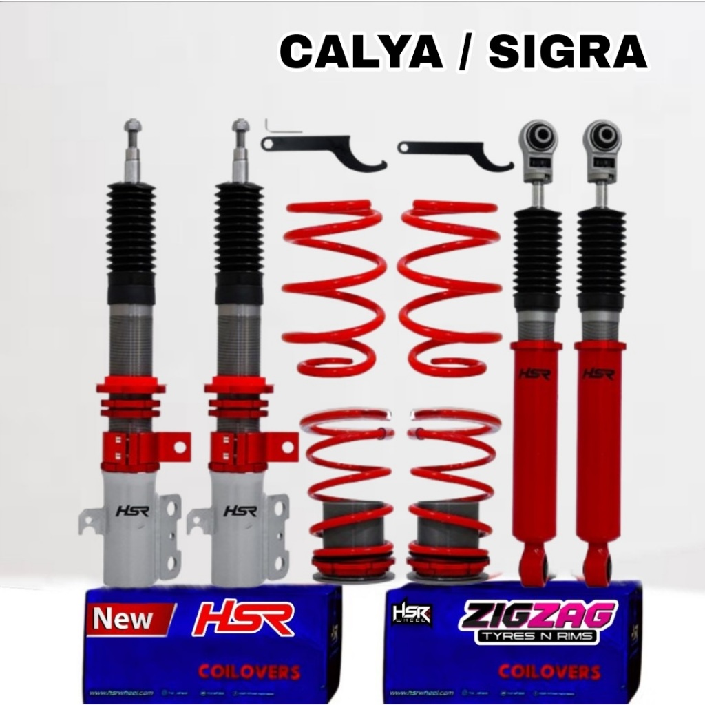 Coilover HSR Wheel Untuk Mobil Sigra, Calya Ceper Bisa Disesuaikan