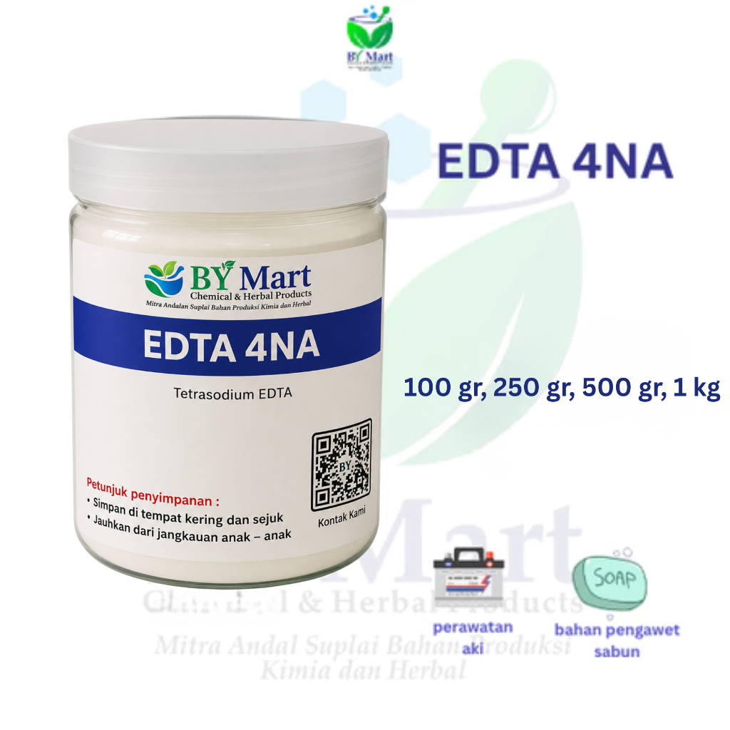 BY KIMIA & HERBAL - EDTA 4NA / Tetrasodium EDTA / EDTA-4Na