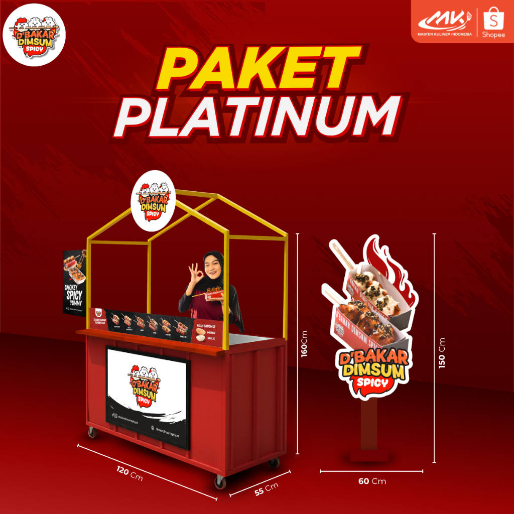 Paket Usaha Kemitraan D' Bakar Dimsum Spicy
