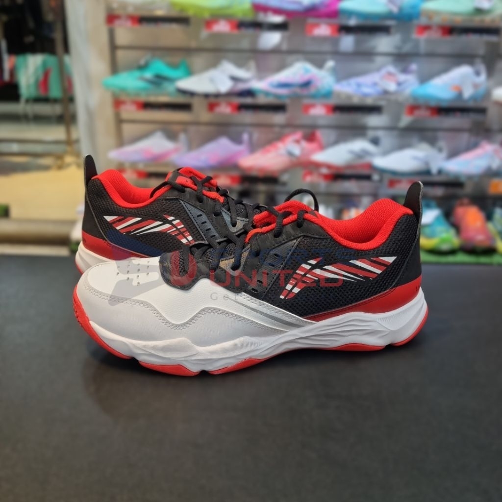 [SIZE 43] SEPATU BADMINTON LI-NING ORIGINAL NEW RANGER LITE SE II (AYTT019-3)_WHITE/BLACK/RED