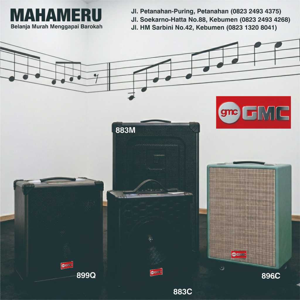Speaker Portable Bluetooth GMC