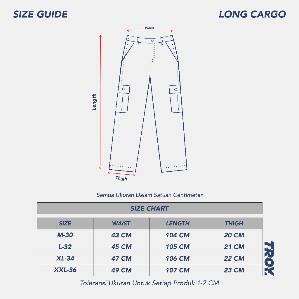 Troy Company Long Cargo Nortix Black - Celana Panjang Kargo Hitam CCTL 3620