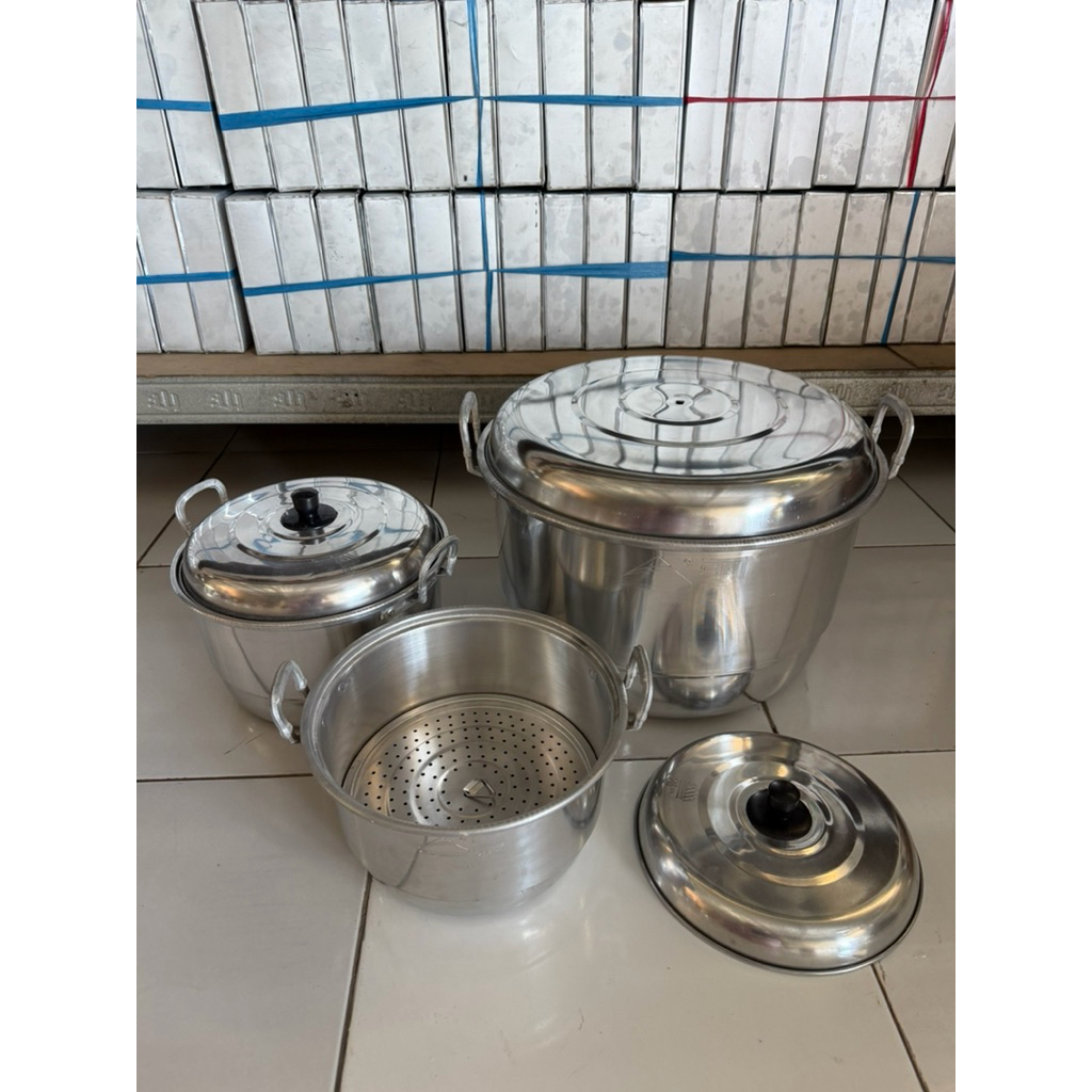 Dandang kukus ekonomis 1kilo-5kg paramount almunium