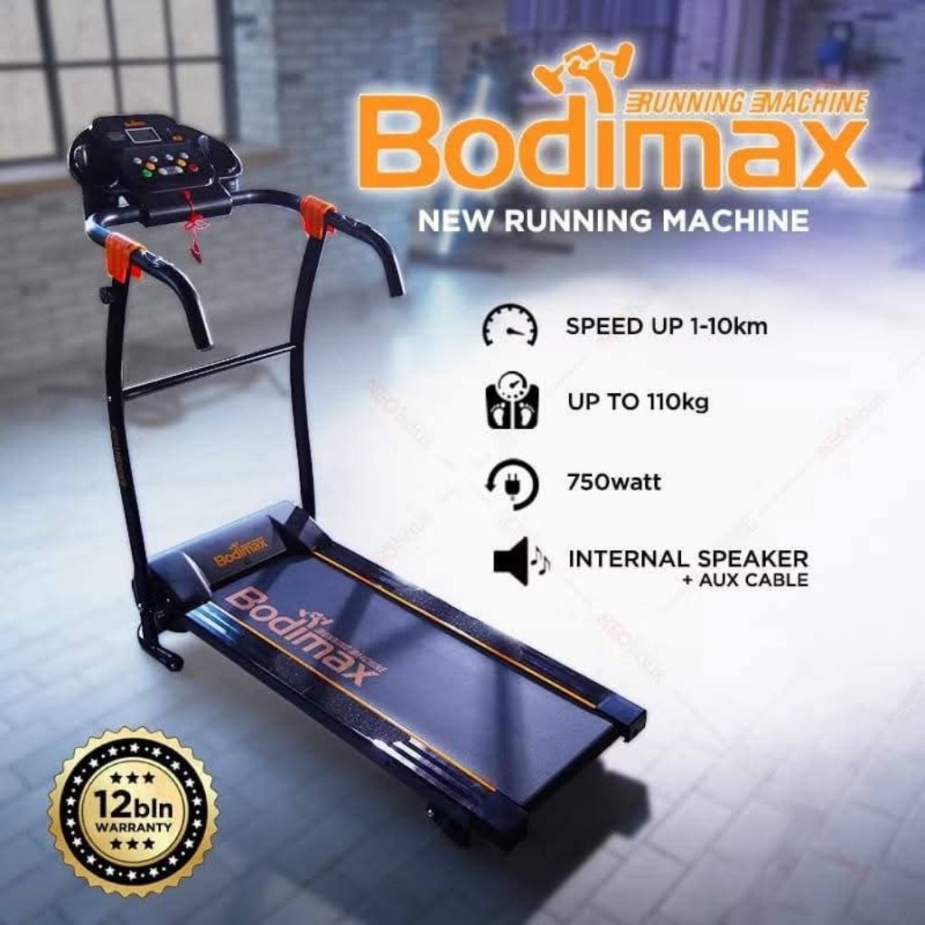 Bodimax New Running Machine Black