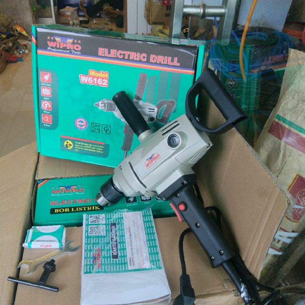 Promo Mesin Bor 16mm Bor Pesawat Bor kapal Bor Dragon W6162 WIPRO