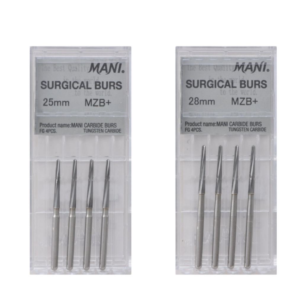 Windo Dental ZEKRYA BUR TULANG GIGI ZEKRYA 28MM 25MM/ MANI SURGICAL BURS #MZB+ / Zekrya Bur /Bur Tul