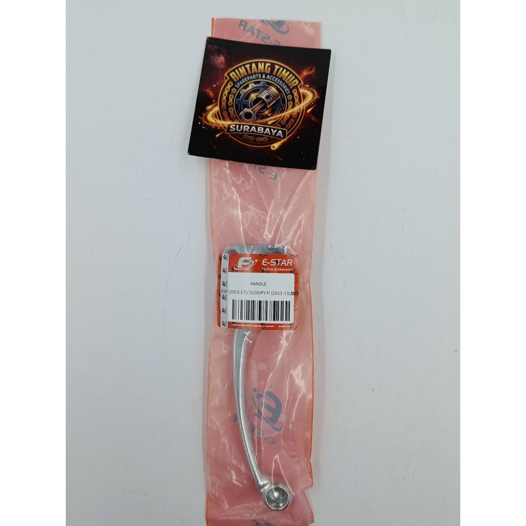 HANDLE REM / HANDLE REM KIRI HONDA SCOOPY ESP (2015-17) / SCOOPY FI (2013-15)/SCOOPY KYT SILVER (L/H