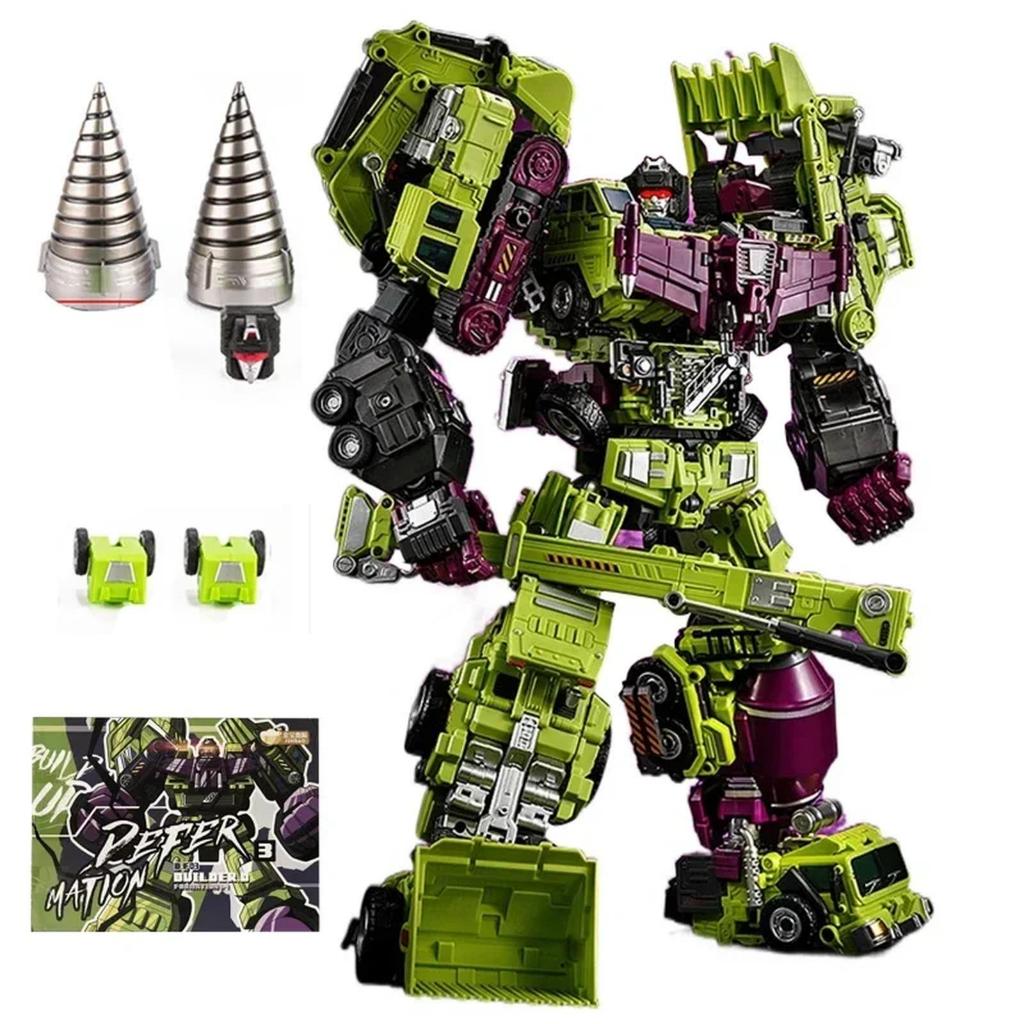 Transformation Toys NBK Devastator 6in1 G1 GT Combiners Bulldozer Engineering Car Vehicle Robot Acti