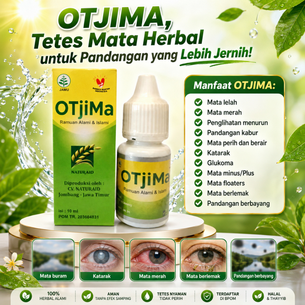 Naturaid Otem Kemasan Baru OTJima Obat Mata BPOM – Mengatasi Katarak, Glaukoma, Ablasio Retina