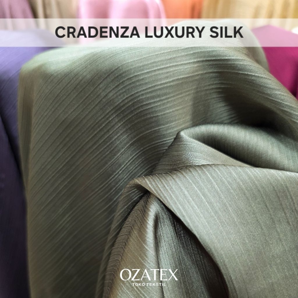 Kain CRADENZA SILK - TEXTURED LUXURY SILK - Harga Per Setengah Meter