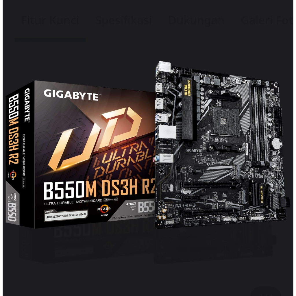GIGABYTE B550M DS3H R2