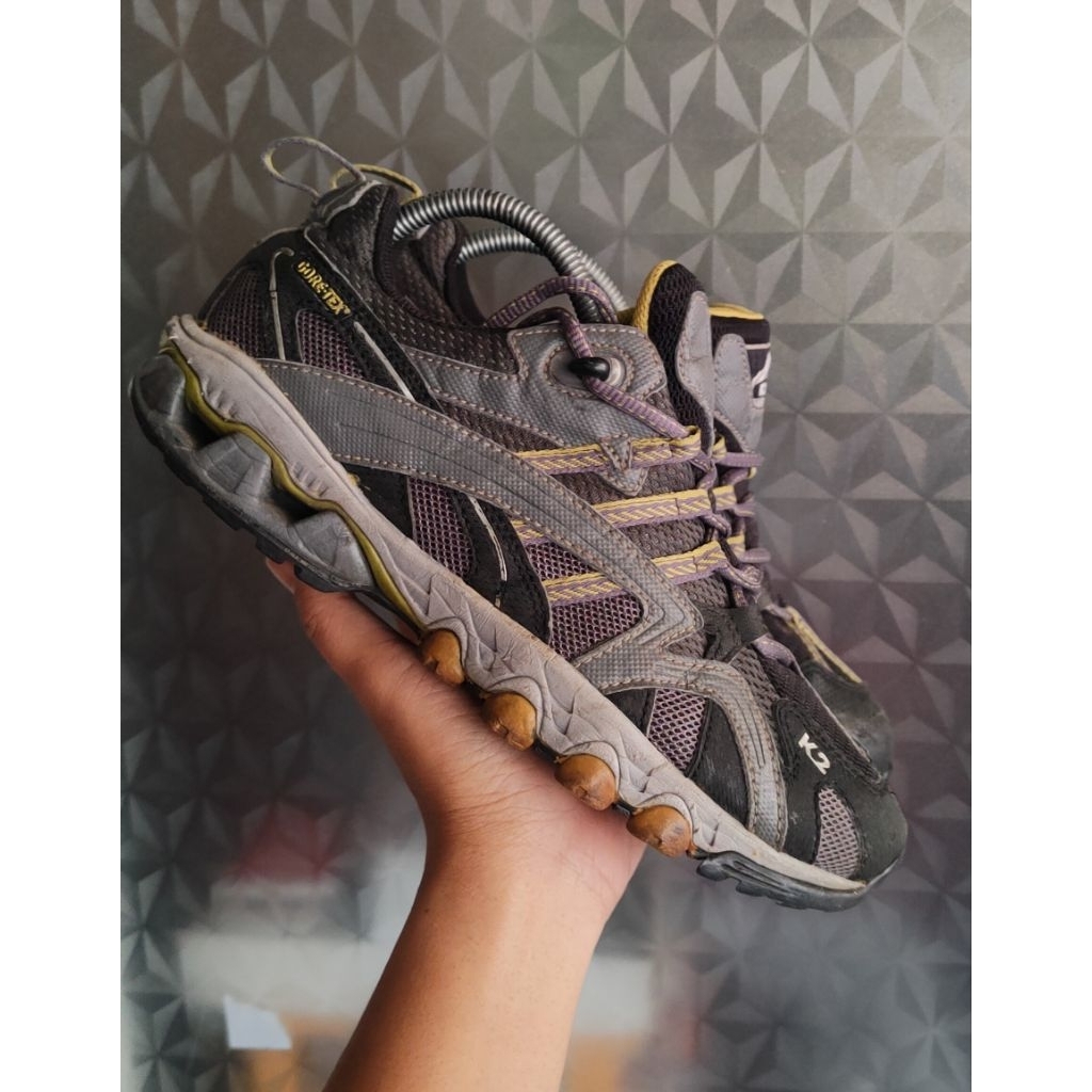 sepatu gunung outdoor k2 sz 40 second bekas preloved