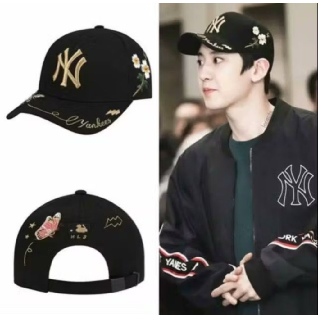 Topi MLB Gold Bee Yankees | Original Korea