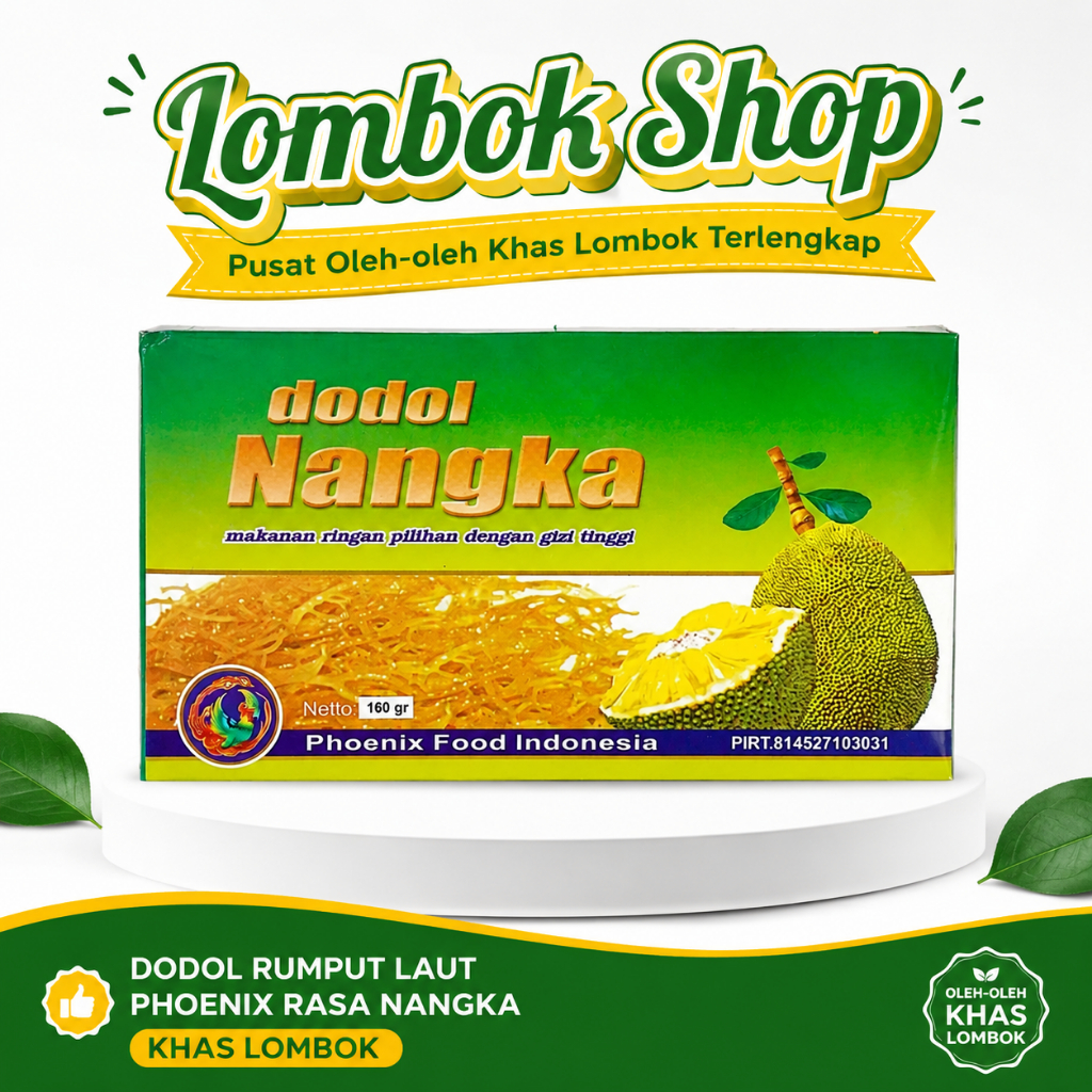 Dodol Rumput Laut Phoenix Rasa Nangka Khas Lombok 160 Gram