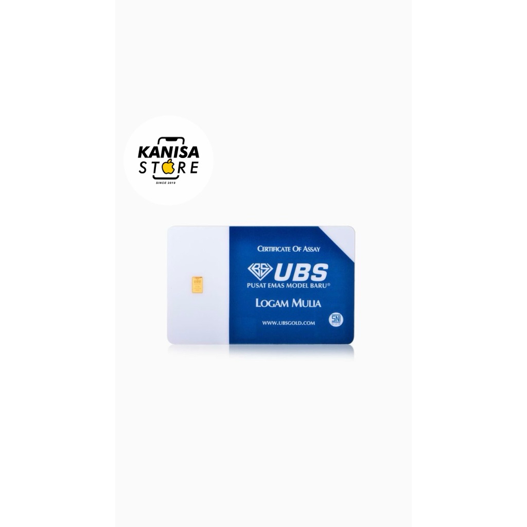 Logam mulia emas batangan 1 gram UBS