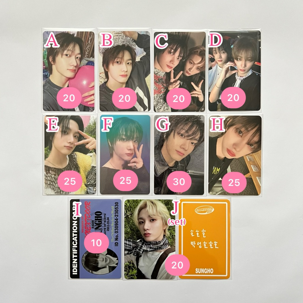 (ready) photocard pc official boynextdoor sungho taesan unit kkeomchiz why how 19.99 no genre boylif