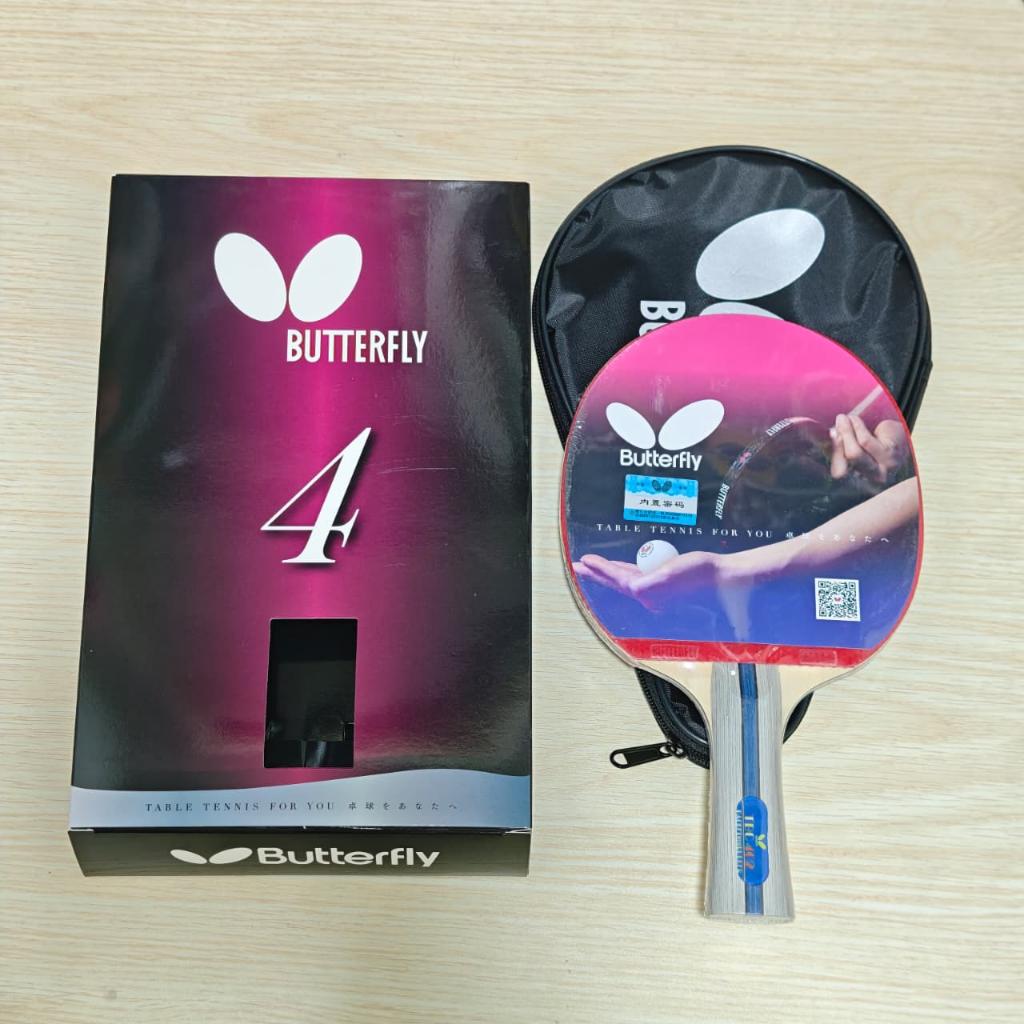ORIGINAL Bet Pingpong Bat Tenis Meja Bat Pingpong Butterfly TBC 402 - Bet tenis meja Butterfly TBC 4