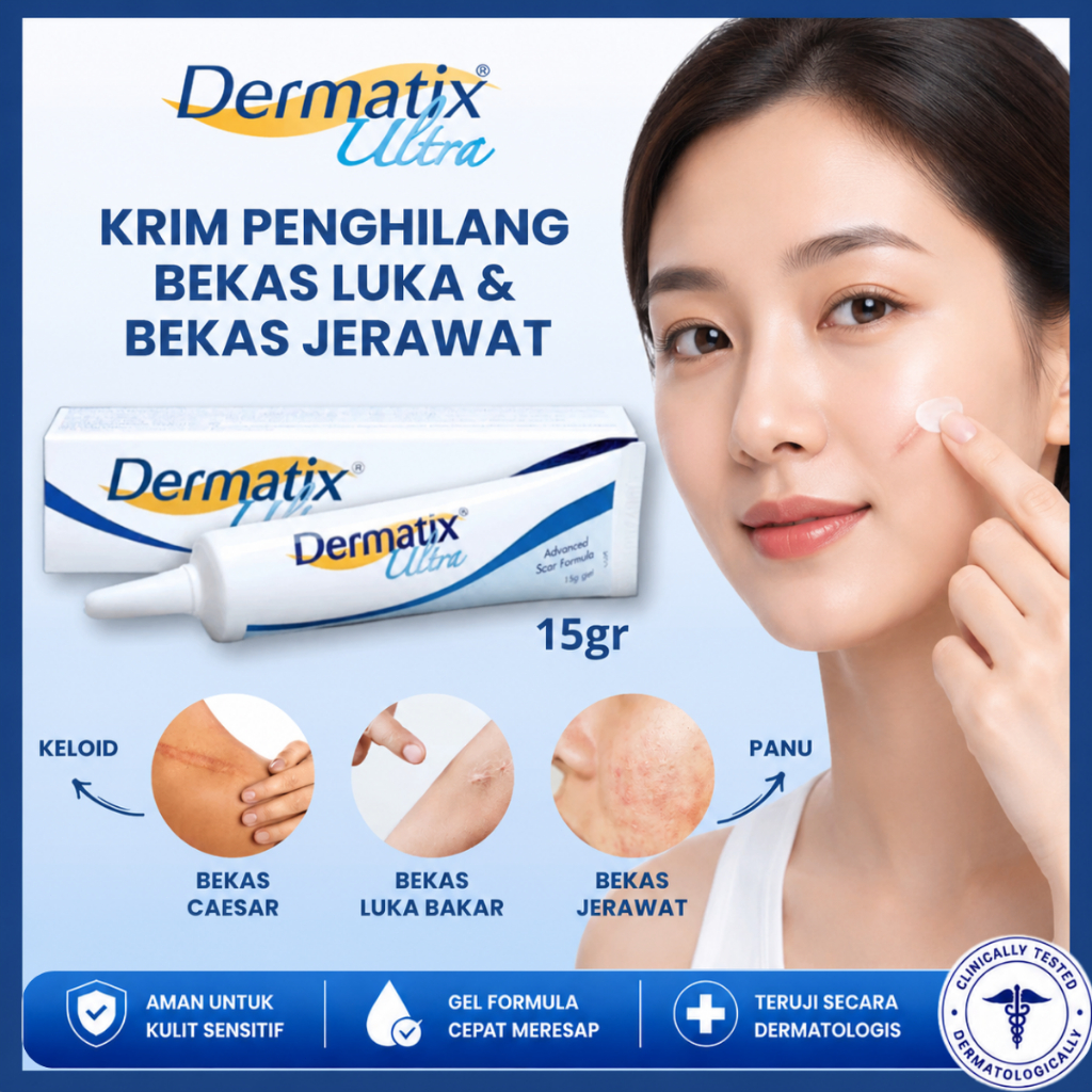 Dermatix Ultra Gel 15gr Original 100% / Dermatix Penghilang Bekas Luka