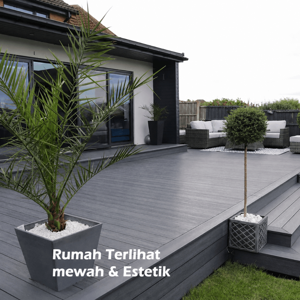 WPC Decking Outdoor | Pool Deck WPC | Decking WPC Serat Kayu