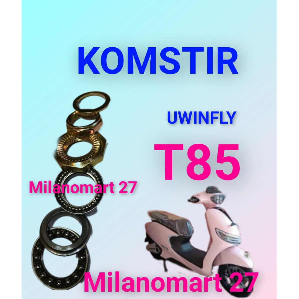 komstir motor listrik uwinfly T85 kones headset komfork sepeda listrik uwinfly T85