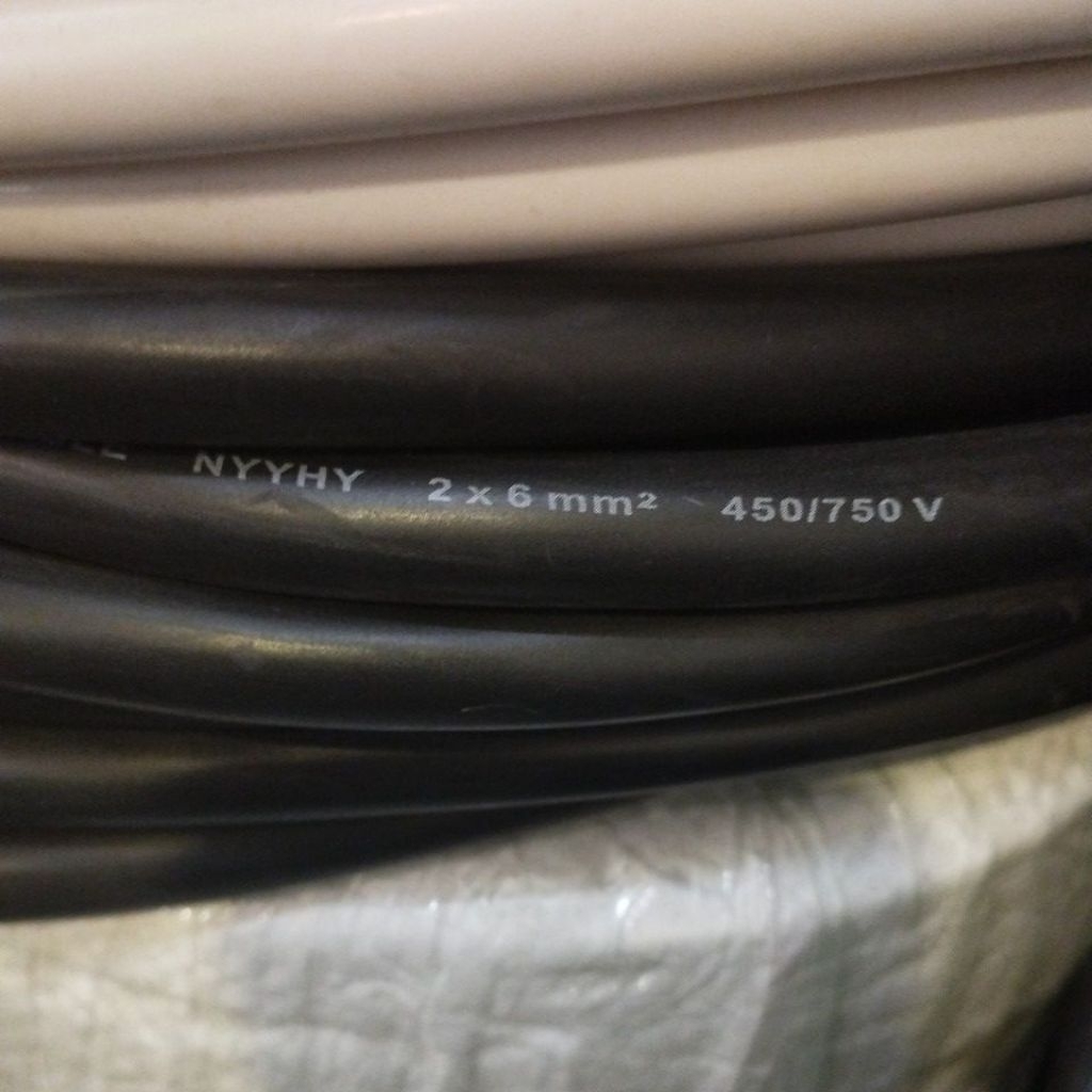 KABEL LISTRIK NYYHY 2X6MM 2X6 MM JEMBO METERAN