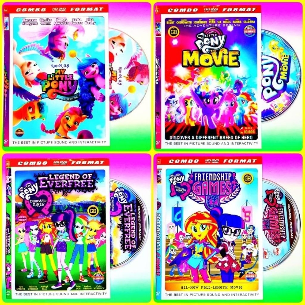 KASET DVD ANAK2 CARTOON TERBARU MY LITTLE PONY THE MOVIEE
