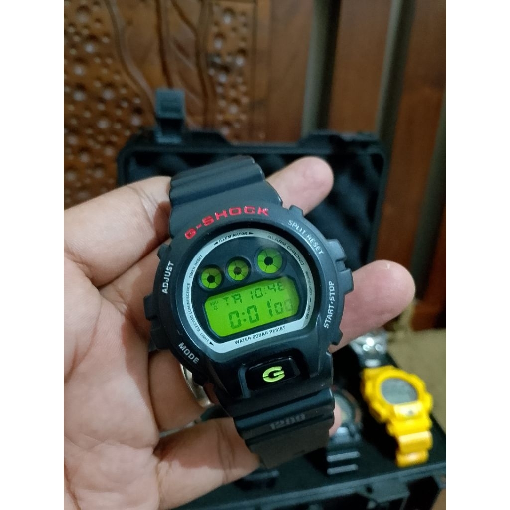 Casio G-Shock DW-6900CS Shock Resist Water Resistance Second Original Green LCD