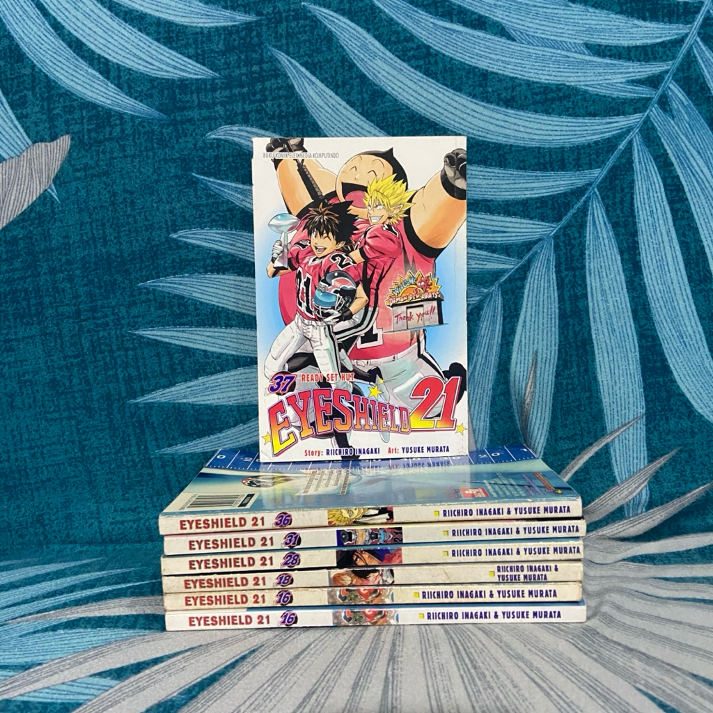 Komik Eyeshield 21 Vol 1-37 Satuan Riichiro Inagaki Yusuke Murata Manga