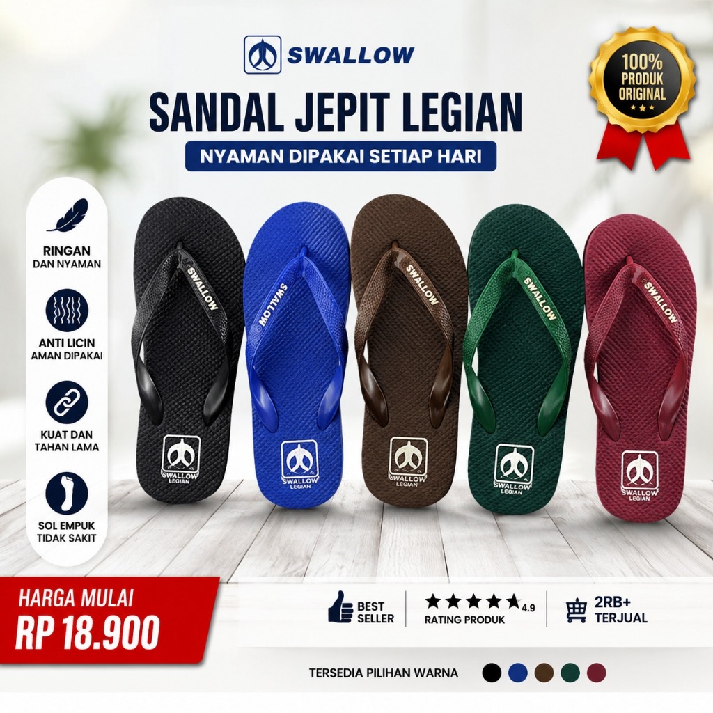 Sandal Jepit Swallow Legian Original / Sandal Swallow Legian