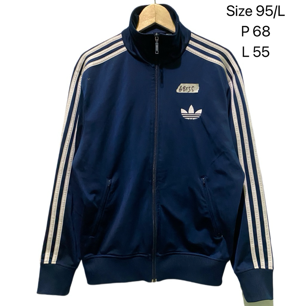tracktop adidas firebird navy