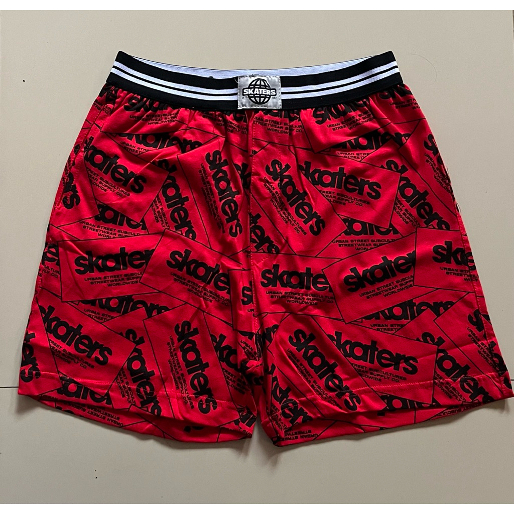 Boxer Skaters Printing Merah ZD025