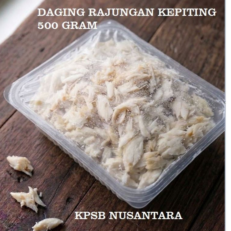 Daging Rajungan Kepiting Grade A 500 Gram
