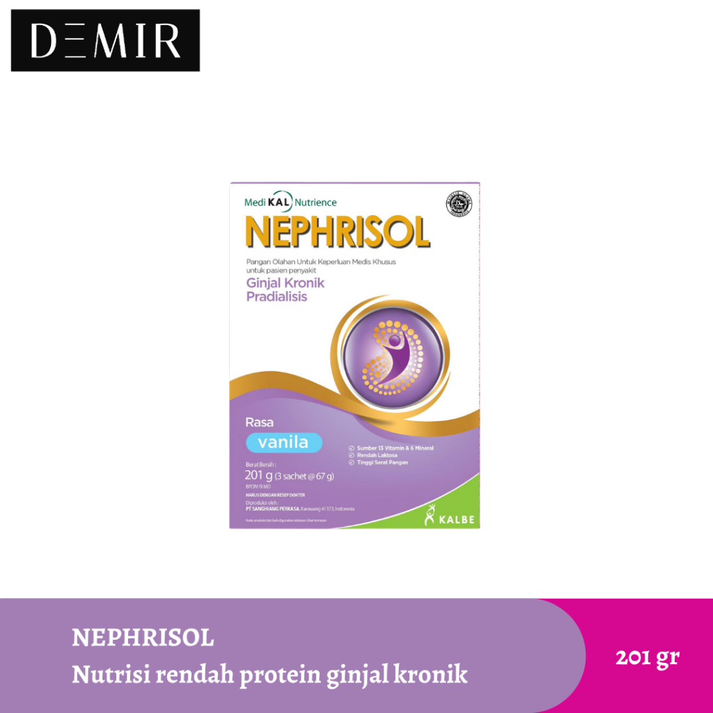 Nephrisol 201 gram - Nutrisi Rendah Protein Ginjal Kronik