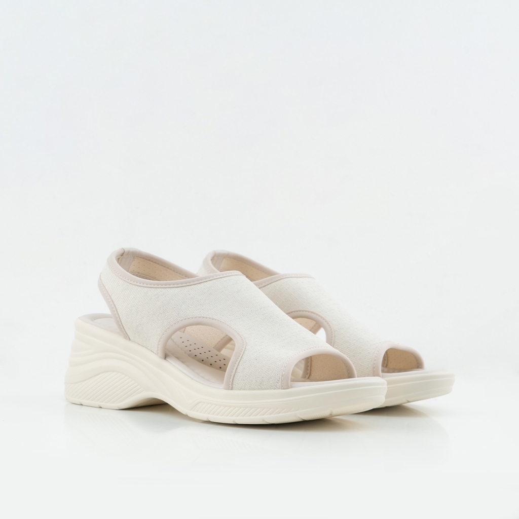 URBAN&CO Esma Essentials Sandal Wedges Sendal Casual Wanita Kekinian