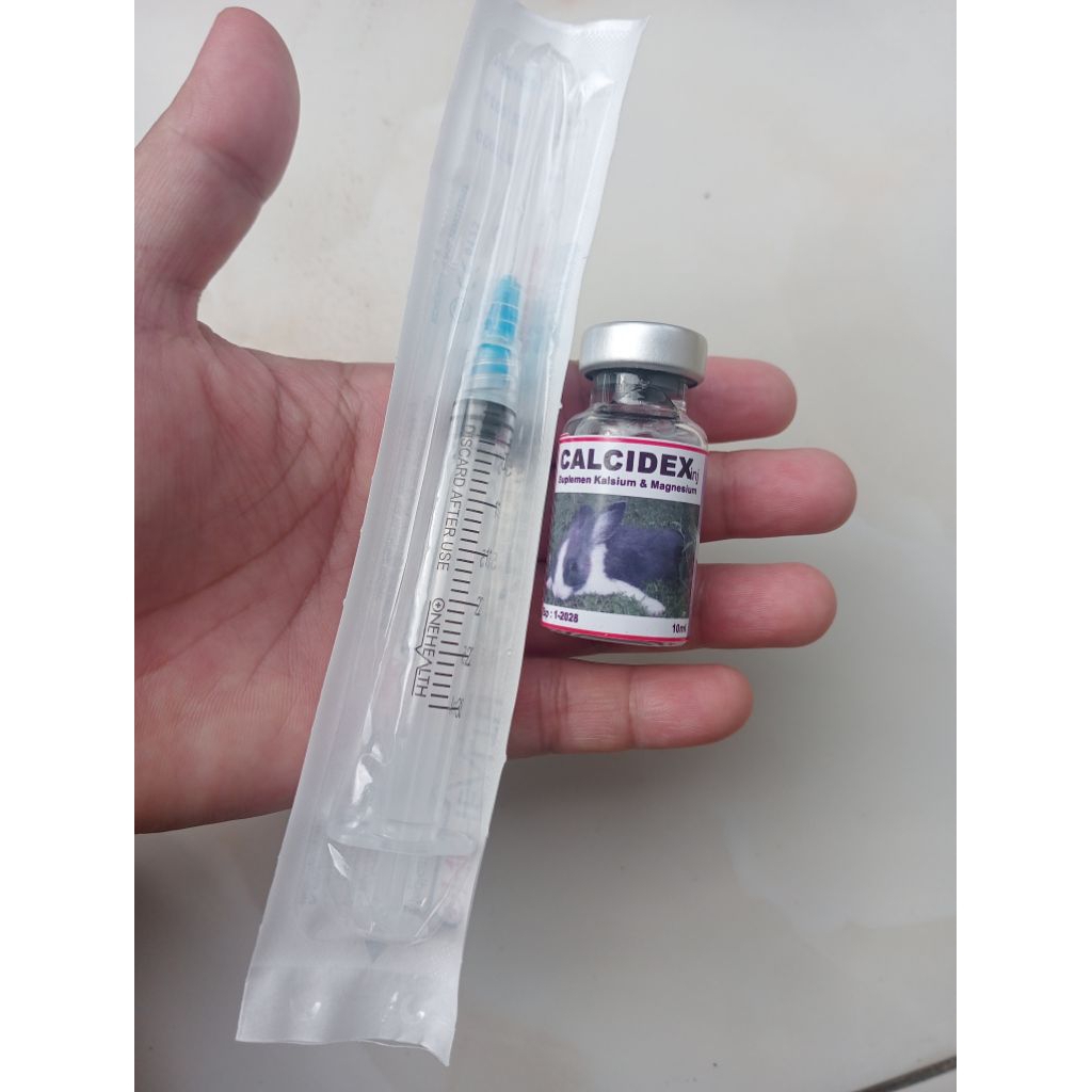CALCIDEK 10 ml obat lumpuh untuk ternak kambing sapi kucing dan kelinci